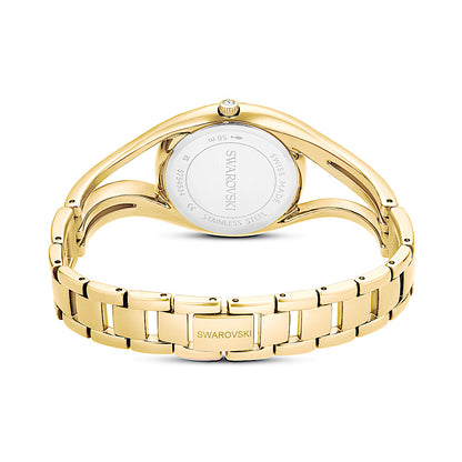 Reloj Hyperbola bangle, Fabricado en Suiza, Brazalete de metal, Tono dorado, Acabado tono oro
