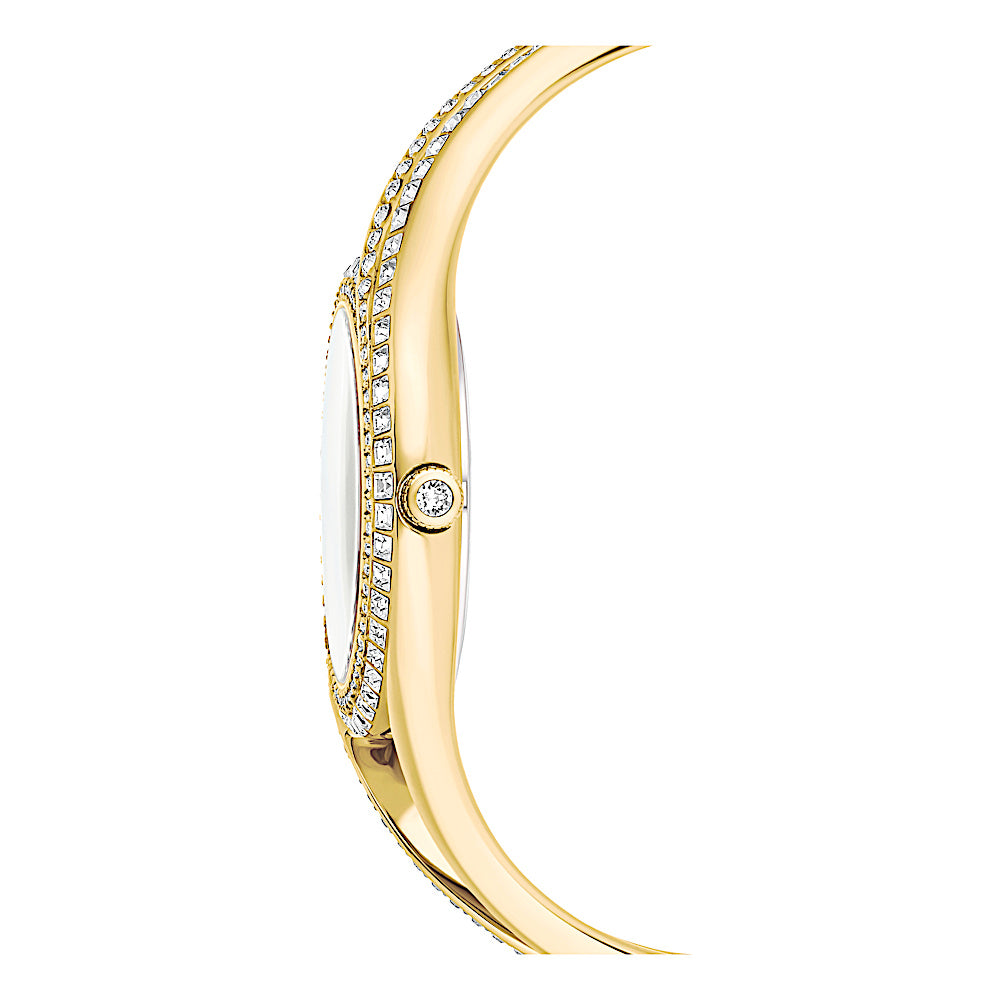 Reloj Hyperbola bangle, Fabricado en Suiza, Brazalete de metal, Tono dorado, Acabado tono oro