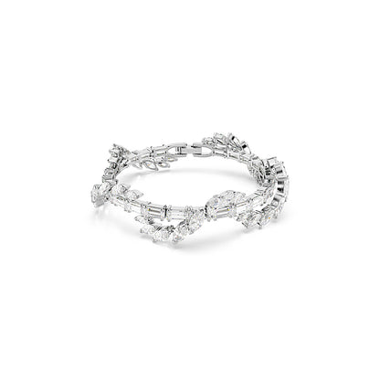 Pulsera Mesmera, Tallas mixtas, Blanca, Baño de rodio
