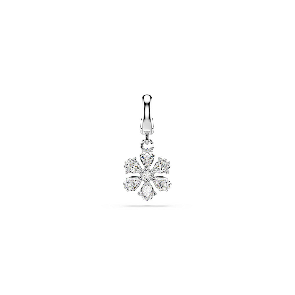 Charm Idyllia, Tallas mixtas, Copo de nieve, Blanco, Baño de rodio