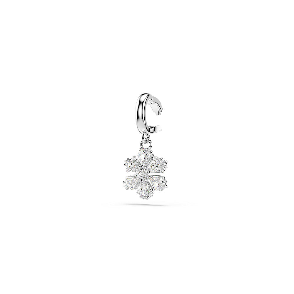 Charm Idyllia, Tallas mixtas, Copo de nieve, Blanco, Baño de rodio