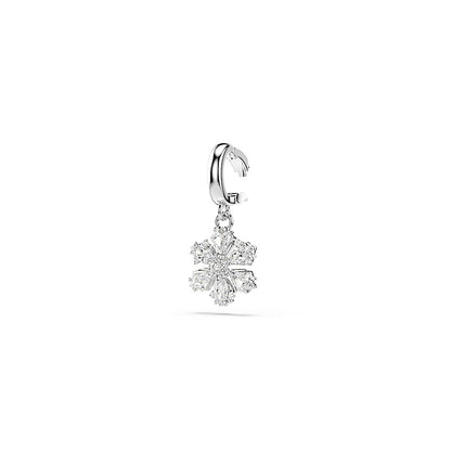 Charm Idyllia, Tallas mixtas, Copo de nieve, Blanco, Baño de rodio