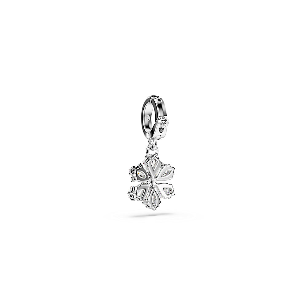 Charm Idyllia, Tallas mixtas, Copo de nieve, Blanco, Baño de rodio