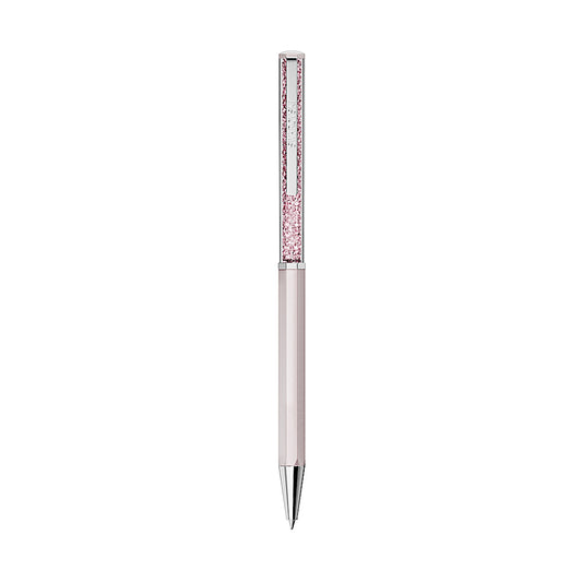 Bolígrafo Crystalline, Lacado rosa, cromado