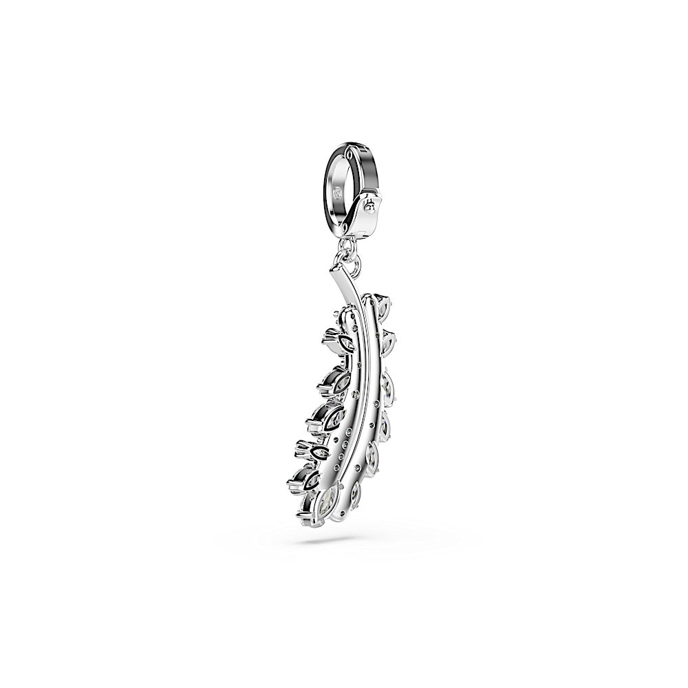 Charm Vienna, Tallas mixtas, Pluma, Blanco, Baño de rodio