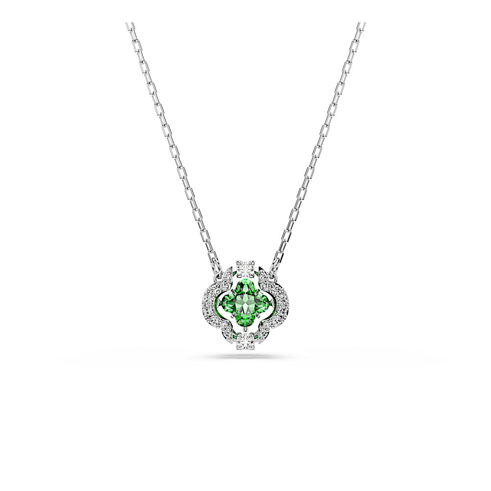 Colgante Una Angelic, Tallas mixtas, Verde, Baño de rodio
