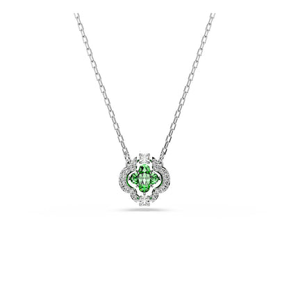 Colgante Una Angelic, Tallas mixtas, Verde, Baño de rodio