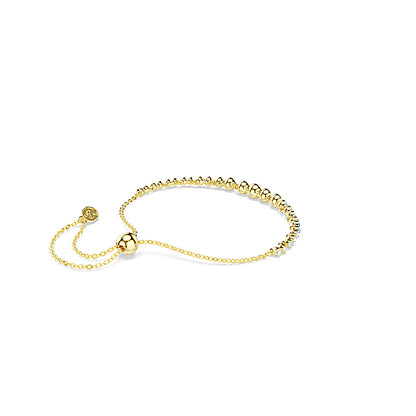 Pulsera Imber, Talla redonda, Azul, Acabado en oro de 18 quilates