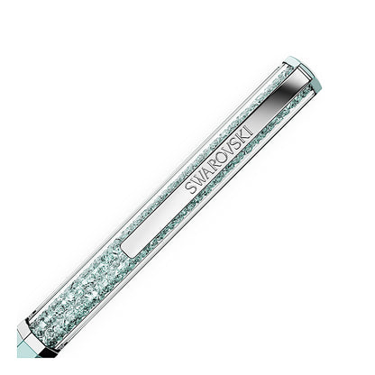 Bolígrafo Crystalline, Lacado azul, cromado