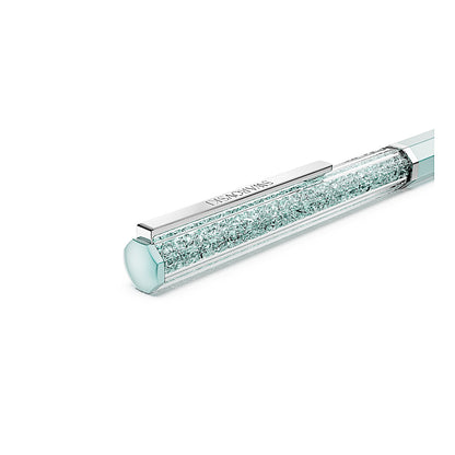 Bolígrafo Crystalline, Lacado azul, cromado