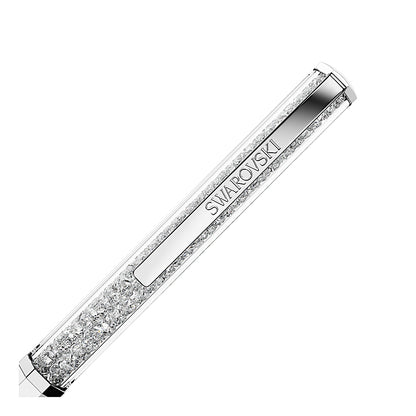 Bolígrafo Crystalline, Lacado blanco, cromado