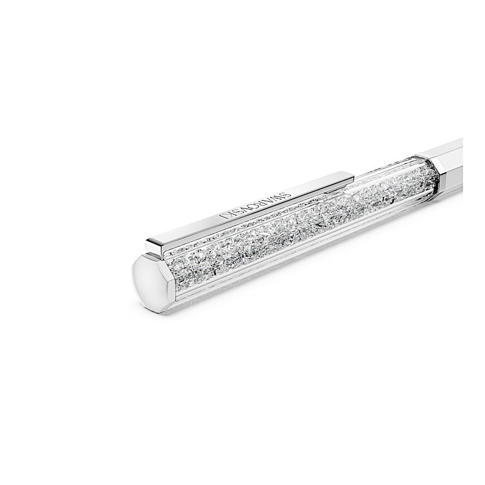 Bolígrafo Crystalline, Lacado blanco, cromado