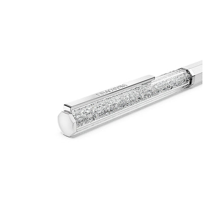 Bolígrafo Crystalline, Lacado blanco, cromado