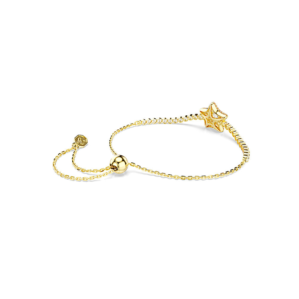 Pulsera Sublima, Talla redonda, Estrella, Multicolor, Acabado en oro de 18 quilates