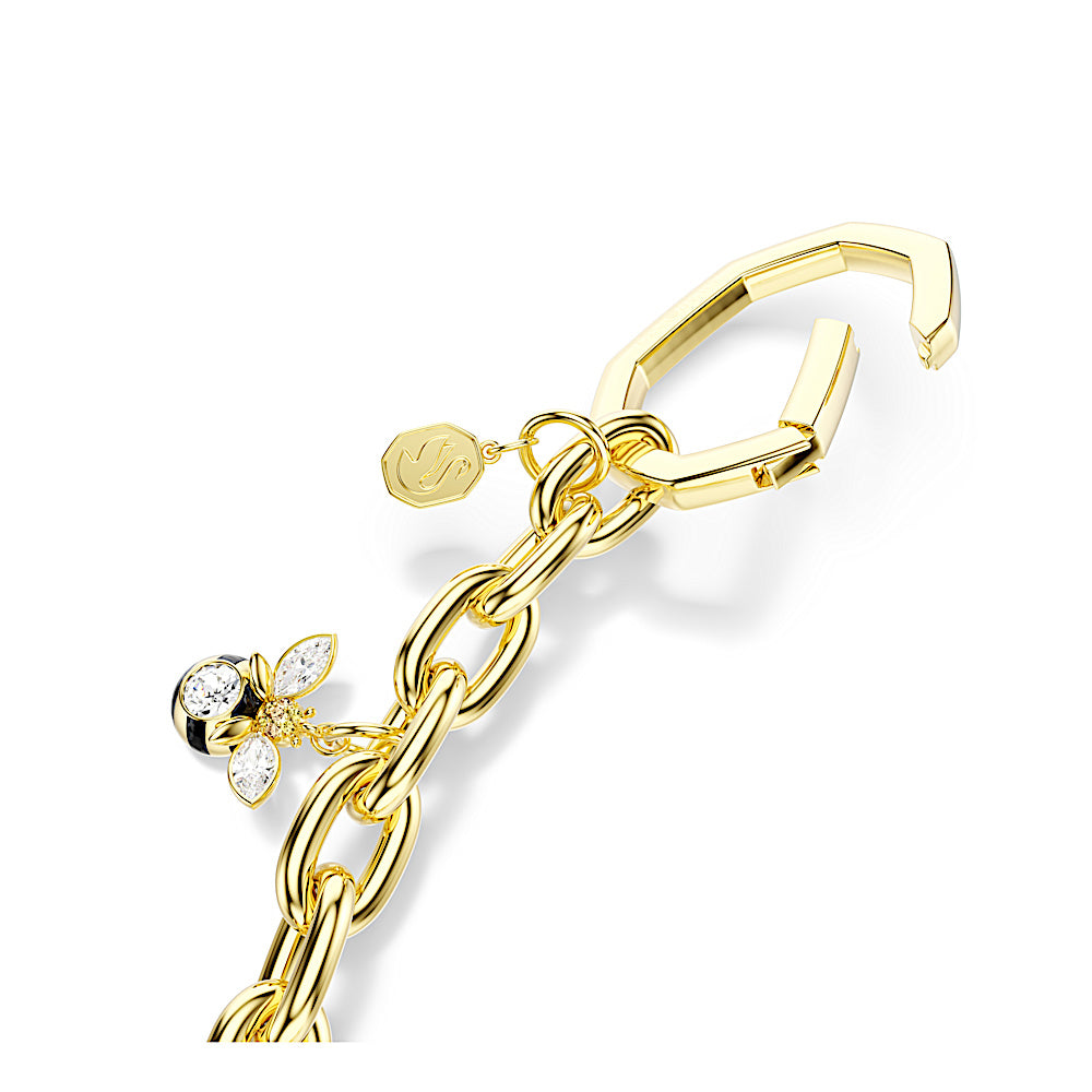 Accesorio para bolso, Tallas mixtas, Blanco, Baño tono oro