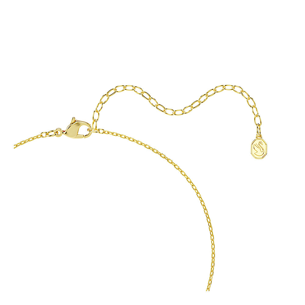 Colgante Una Angelic, Talla cojin, Blanco, Acabado en oro de 18 quilates