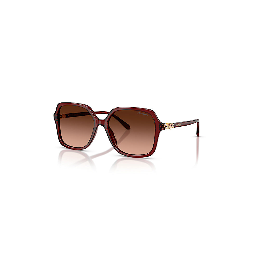 Gafas de sol, Forma cuadrada, SK6067, Burgundy