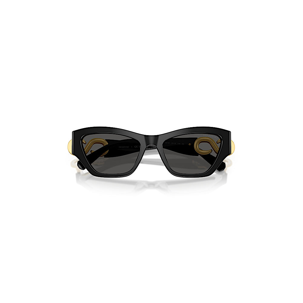 Gafas de sol, Forma de ojo de gato, SK6076, Negras