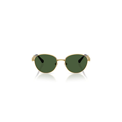 Gafas de sol, Forma redonda, SK7049, Tono dorado