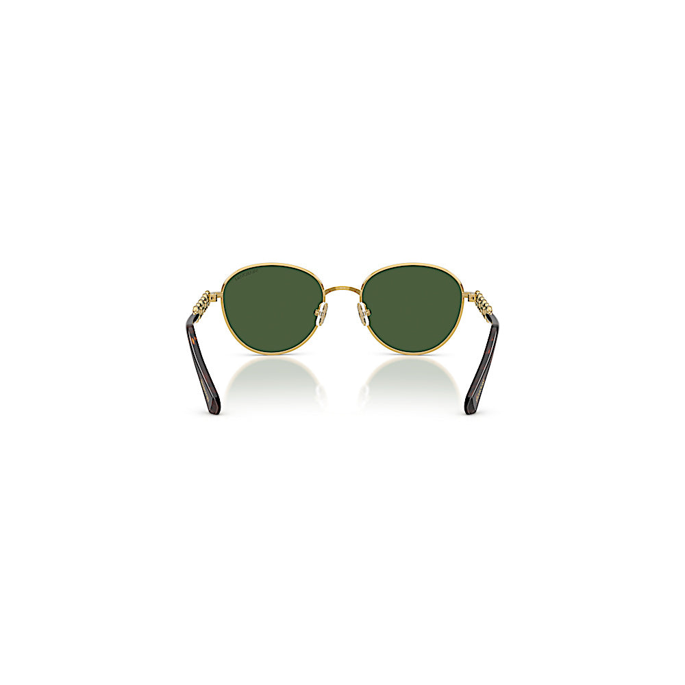 Gafas de sol, Forma redonda, SK7049, Tono dorado