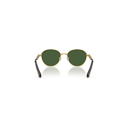 Gafas de sol, Forma redonda, SK7049, Tono dorado