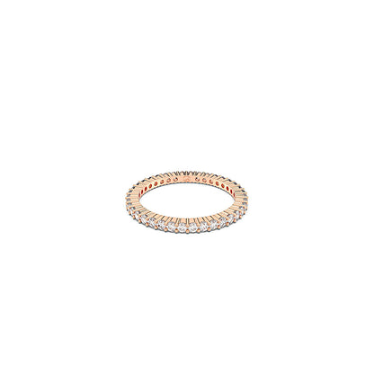 Anillo Matrix Vittore, Talla redonda, Blanco, Acabado en oro rosa de 18 quilates