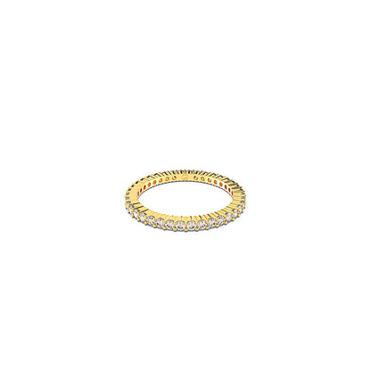Anillo Matrix Vittore, Talla redonda, Blanco, Acabado en oro de 18 quilates