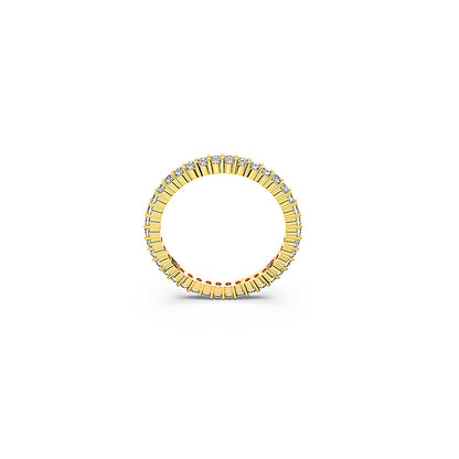 Anillo Matrix Vittore, Talla redonda, Blanco, Acabado en oro de 18 quilates