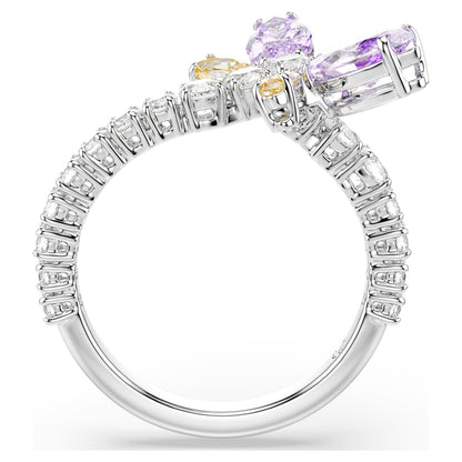 Anillo con motivo Ariana Grande x Swarovski Tallas mixtas, Libélula, Multicolor, Baño de rodio
