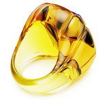 Anillo de cóctel Dulcis Talla Cushion, Pavé, Amarillo