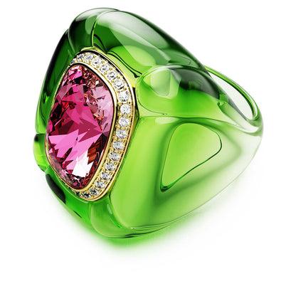 Anillo de cóctel Dulcis Talla Cushion, Pavé, Multicolor
