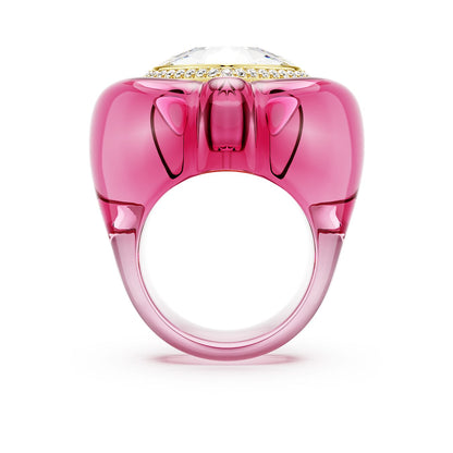 Anillo de cóctel Dulcis Talla de corazón, Pavé, Corazón, Rosa