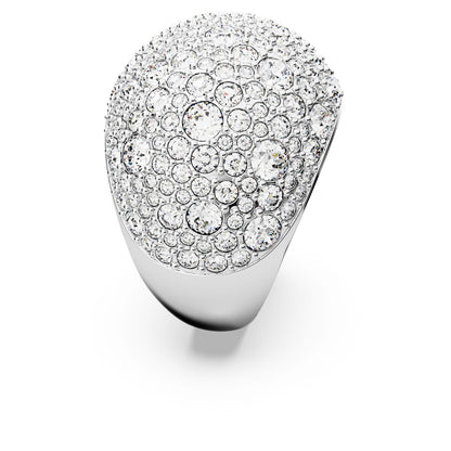 Anillo de cóctel Sublima, Blanco, Baño de rodio