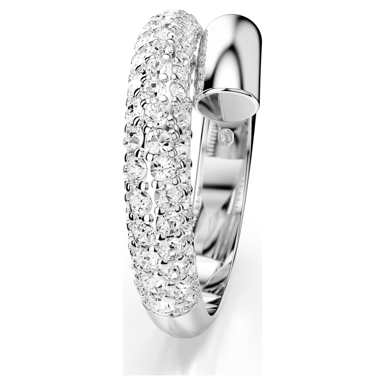 Anillo Dextera, Blanco, Baño de rodio