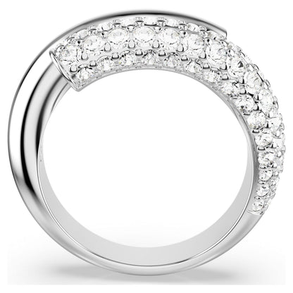 Anillo Dextera, Blanco, Baño de rodio