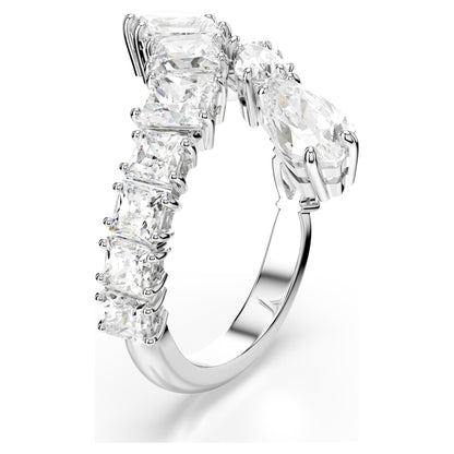 Anillo Matrix, Tallas mixtas, Blanco, Baño de rodio