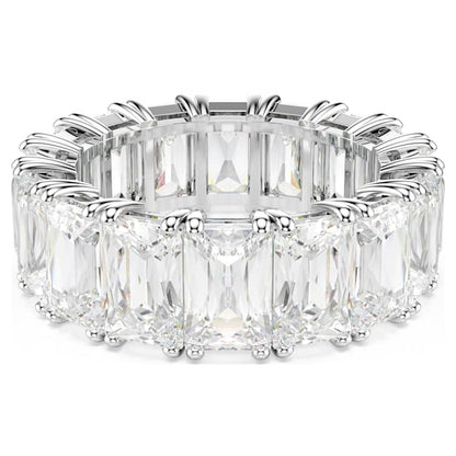 Anillo Matrix VittoreTalla baguette, Blanco, Baño de rodio