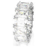 Anillo Matrix VittoreTalla baguette, Blanco, Baño de rodio