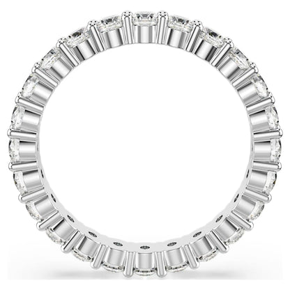 Anillo Matrix Vittore Talla redonda, Blanco, Acabado en tono plateado