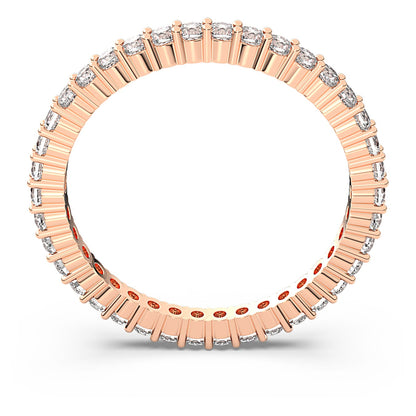Anillo Matrix Vittore Talla redonda, Blanco, Acabado tono oro rosa