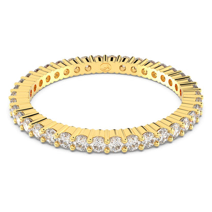 Anillo Matrix Vittore Talla redonda, Blanco, Acabado tono oro