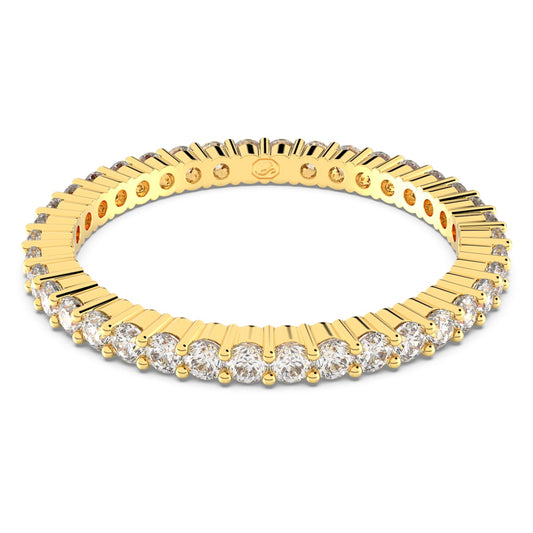 Anillo Matrix Vittore Talla redonda, Blanco, Acabado tono oro