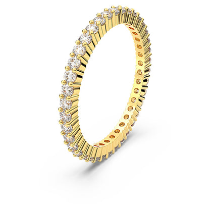 Anillo Matrix Vittore Talla redonda, Blanco, Acabado tono oro