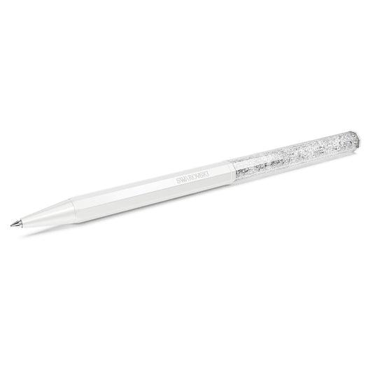 Bolígrafo Crystalline Forma octagonal, Blanco, Lacado blanco