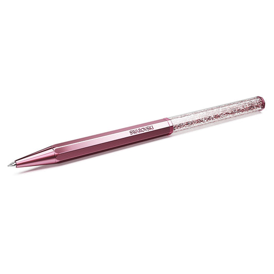Bolígrafo Crystalline Forma octagonal, Rosa, Lacado rosa
