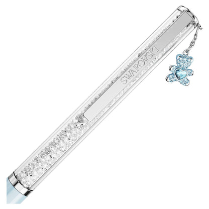 Bolígrafo Crystalline Osito, Azul, Lacado azul, cromado