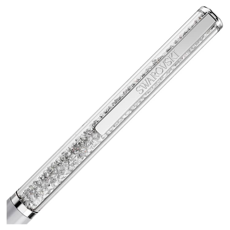 Bolígrafo Crystalline SilkBlanco, Lacado blanco, cromado