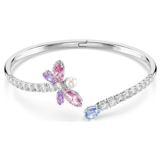 Brazalete Ariana Grande x Swarovski Tallas mixtas, Libélula, Multicolor, Baño de rodio