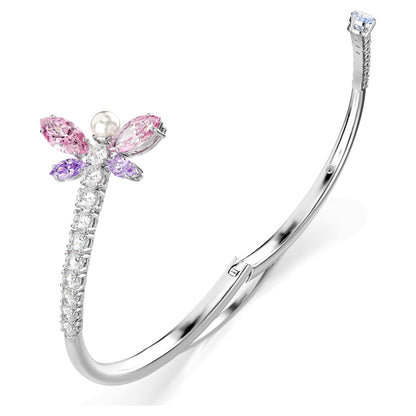 Brazalete Ariana Grande x Swarovski Tallas mixtas, Libélula, Multicolor, Baño de rodio