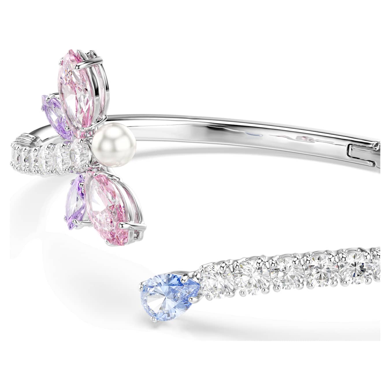 Brazalete Ariana Grande x Swarovski Tallas mixtas, Libélula, Multicolor, Baño de rodio